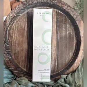 Beekman 1802 Goat Milk Hair Volumizing Mousse • Lightweight Lift & Body • NEW